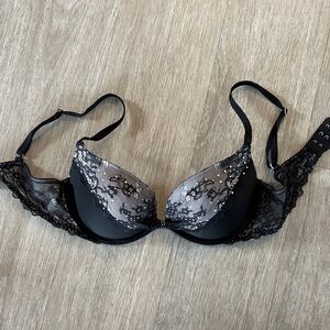 Victoria’s Secret Black Lace Paded Demi